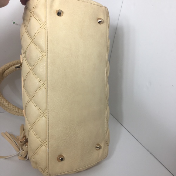Bebe “Catherine” Butter Yellow Quilted Bag - Picture 12 of 16